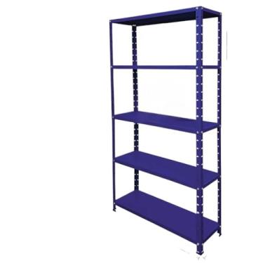 Imagem de Estante 5 prateleiras aço 25cm multiuso(Azul Bic)