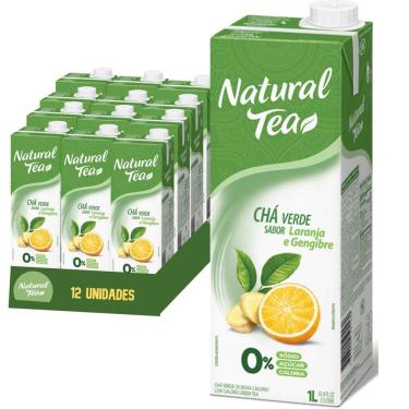 Imagem de Chá verde com laranja & gengibre natural tea 1l 12 litros