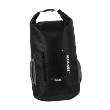 Imagem de predolo Mochila impermeável leve e seca para camping e natação em águas abertas, Preto 10l