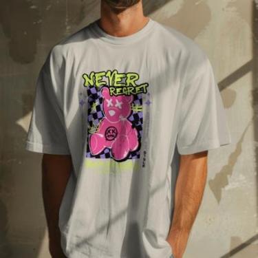 Imagem de Camiseta Unissex Manga Curta Urso Moderna Premiun Malha Algodão do P ao G1-Unissex