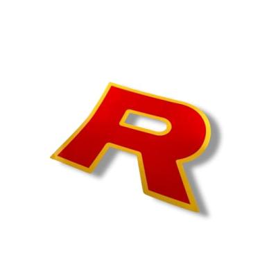 Imagem de Adesivo de carro de foguete da equipe Jessie e James adesivo de anime adesivos de vinil engraçados para carros JDM adesivos Merch Team Rocket Figure (RRR)