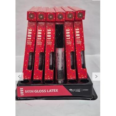 Imagem de Max Love Studio Batom Gloss Latex, Acabamento Brilhante, Cor 25, 5ml