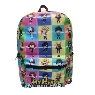 Imagem de Mochila Mys Heros Academias Kids School PU 36x42cm