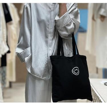 Imagem de Sacola de grande capacidade, bolsa de compras leve e dobrável, bolsa de compras feminina