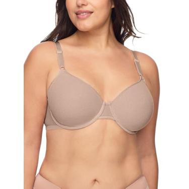 Imagem de Warner's Warners Blissful Benefits Sutiã feminino respirável levemente forrado com aro tamanho fácil, Amêndoa torrada, G