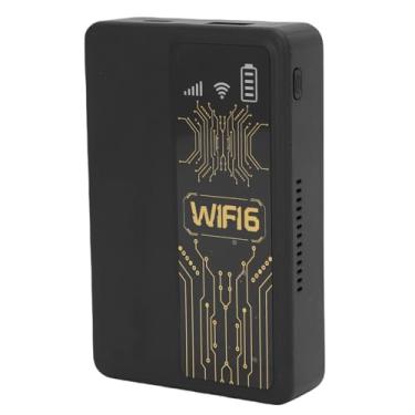 Imagem de VBESTLIFE Portátil 4G LTE WiFi, Roteador Hotspot Móvel de 300 Mbps Com Slot para Cartão SIM para Viagens Em Casa, Velocidade WiFi de 2,4 GHz, até 10 Dispositivos (Preta)