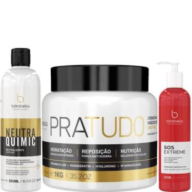 Imagem de Borabella NeutraQuimic 500ml + Pratudo 1kg + SOS 240ml