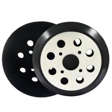 Imagem de BokWin Pacote com 2 lixadeiras de metal com 8 furos de 12 cm para lixadeira orbital compatível com lixadeiras de órbita aleatória RS290, RS280/VS, Ridgid R2600, R2601