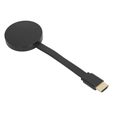 Imagem de Generic Adaptador de Projetor na Tela Sem Fio G4 5G WiFi de Alta Compatibilidade, Ideal para Reuniões de Negócios, Dual-Core Cortex A7, Preto