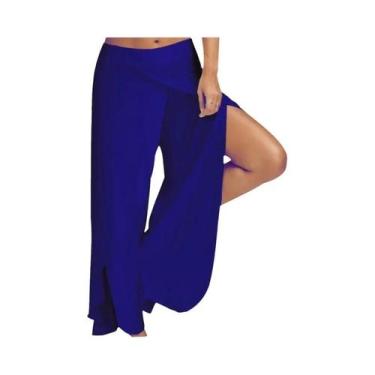 Imagem de Calças De Perna Larga plus Size Para Mulheres, Soltas, Com Cintura Elá