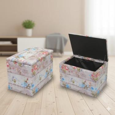 Imagem de Armazenamento médio, puff bau(FLORA CLARO)