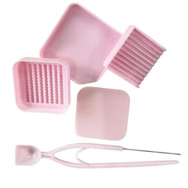 Imagem de Esquirla Kit com 5 peças de bandeja para seleção de miçangas de fusão de 2,6 mm com pinças, ferramentas de de miçangas altamente eficientes para