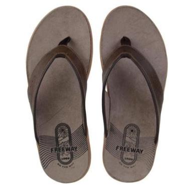 Imagem de Chinelo Masculino Freeway Crazy Horse Havana Marrom - 1519-Masculino
