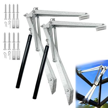 Imagem de XISOCO Abridor de janela de estufa, abridor de ventilação automático, abridor de ventilação automático sensível ao sol, kit de ventilação de telhado de estufa de calor solar, suprimentos de estufa