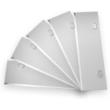 Imagem de HUOYANSHE Lâminas de raspador de chapa de substituição lâminas de churrasqueira resistente cozinha comercial ferramentas e acessórios para churrasco ao ar livre (5 unidades)