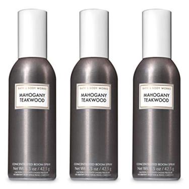 Imagem de Bath & Body Works Spray para sala de madeira de teca mogno - lote de 3