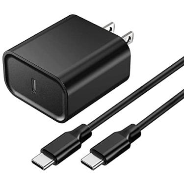 Imagem de Carregador rápido USB C de substituição de 18 W para celular Samsung Galaxy A55 A35 A25 5G A15 A05s A05 SM-A556/A356/A256/A156 com cabo adaptador de alimentação tipo C de 1,5 m