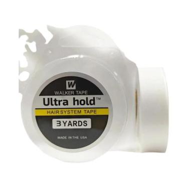 Imagem de Fita Adesiva Para Peruca Lace Front Branca 3 Jardas Dupla Face Walker 
