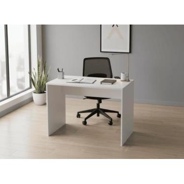 Imagem de Escrivaninha Compacta 75cm Branca 100% MDF - DLuca mveis