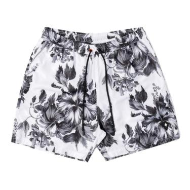 Imagem de Shorts Elástico MCD Utility Hibiscus Branco-Masculino