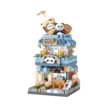 Imagem de Kit De Blocos De Montar De Loja De Sorvetes, Floricultura, Restaurante