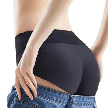 Imagem de KIt 2 Calcinha de enchimento Bundex Levanta Bumbum - Mi Amore, Preto, 