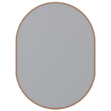 Imagem de Espelheira 58x43cm Unna Couro Cromado - P103376 - Cozimax