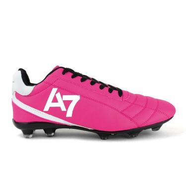 Imagem de Chuteira Campo Trava Profissional Cano Reforçada Pink-Masculino