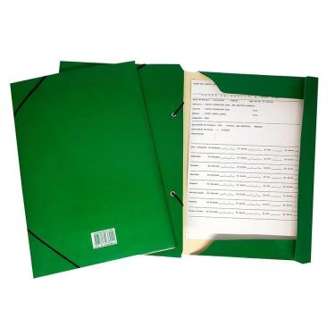 Imagem de Pasta Aba Elastica Oficio Verde-Campo Pct C/30 Promoçao 24H