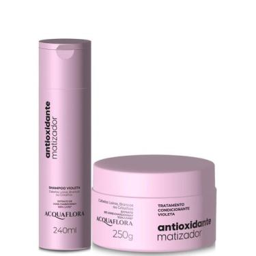 Imagem de Kit Acquaflora Antioxidante Matizador Sh 240ml + Masc 250g