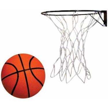 Imagem de Aro Basquete Recreação Kaemy e Bola Basquete Nº07-Unissex