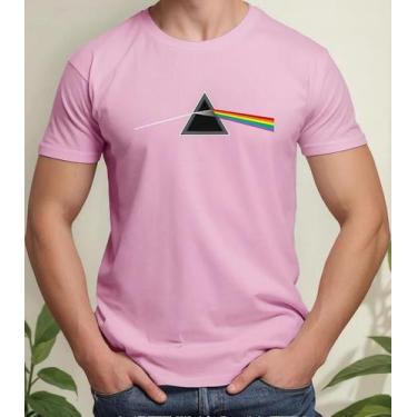 Imagem de Camiseta Camisa de Algodão Adulto Masculina Feminina  Banda de Rock Pi