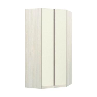 Imagem de Guarda-Roupa Modulado Canto Closet 2 Portas 1 Cabideiro 7 Prateleiras Luciane Móveis