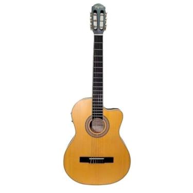 Imagem de VIOLAO TAGIMA CLASSICAL FLAT NYLON AGATHIS CARTAGENA CANHOTO - NATURAL AMBER SATIN