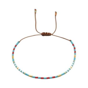 Imagem de Pulseira De Contas Miyuki Boêmia Feminina, Joia Estilo Nativo Fina, Ar