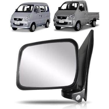 Imagem de RETROVISOR LADO ESQUERDO TOWNER HAFEI 2006 A 2013 (SUPORTE METAL)