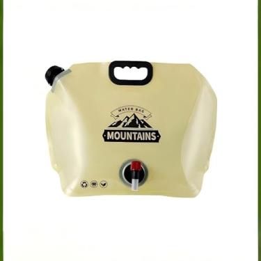 Imagem de Bexiga de água portátil de 8L com torneira – resistente, ideal para acampamento ao ar livre, caminhadas e uso de emergência