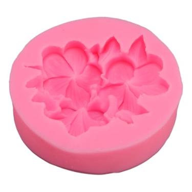 Imagem de Modelo de vela Plumeria, modelo de vela de flor Plumeria de silicone de grau alimentício para arte em resina, sabonetes, bombas de banho, esculturas de gelo, projetos de artesanato de argila de