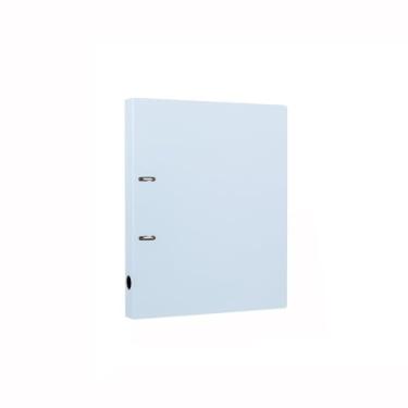 Imagem de Organizador de arquivos A4 Pasta perfurada PP com dois furos e folhas soltas, organizador de arquivos para escola, escritório, material de escritório (azul)