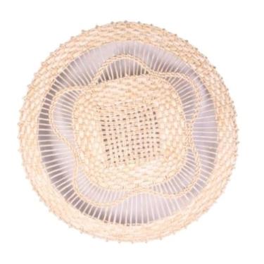 Imagem de Tapete Em Palha Natural Com 60cm Decoração Sala Rustico