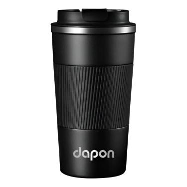 Imagem de Caneca Copo Térmico Com Tampa Dapon Aço Inox Quente E Frio 5