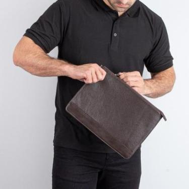 Imagem de Pasta envelope de couro para notebook 13 Eduardo-Masculino