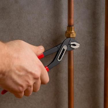 Imagem de Alicate Bomba Dagua Preciso 12 Polegadas Em Aço Carbono Ergonômico Res