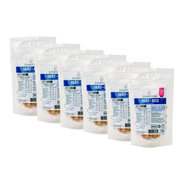 Imagem de Kit 6X: Grão de Bico Salgado Sem Glúten Leve Crock 50g