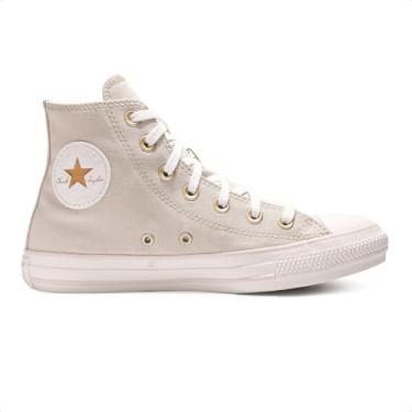 Imagem de Tênis Converse Chuck Taylor All Star Summer Metals Cano Alto (Rosê/Nude, BR, Adulto, Numérico, 39)