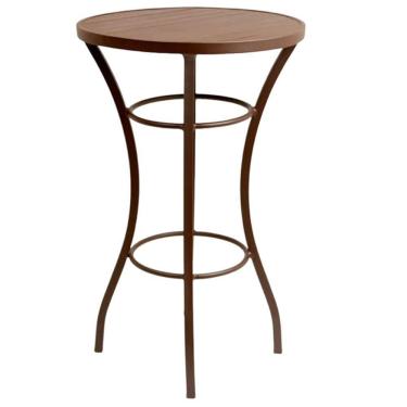 Imagem de Mesa Bistrô Tampo Ripado Alumínio Ripado Balcão Cozinha área Preto