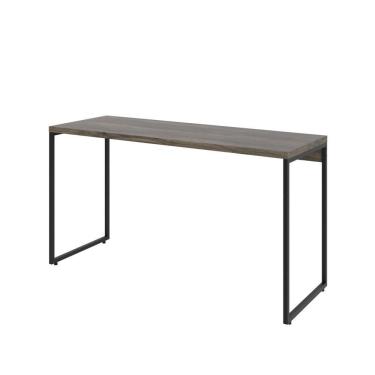 Imagem de Mesa Dynamica 135x50x75cm Carvalho Dark - Est.preta Carvalho Dark - Est.preta