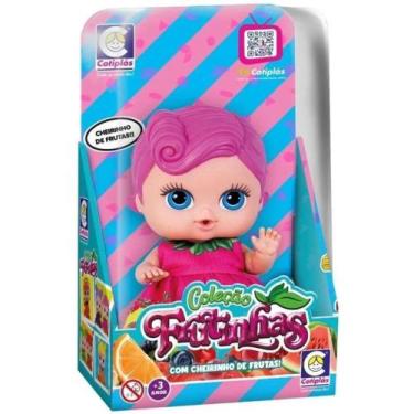 Imagem de Boneca com Cheiro de Groselha Coleção Frutinhas Cotiplás - COTIPLAS, C