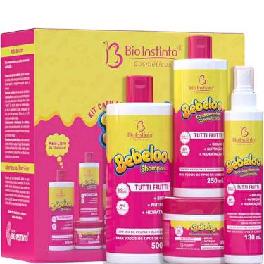 Imagem de Bio Instinto Bebeloo Tutti Frutti - Kit Capilar Hidratação E Brilho (4 Produtos)