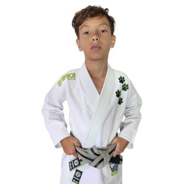 Imagem de Kimono Jiu Jitsu Shiroi Wolf Jr Infantil